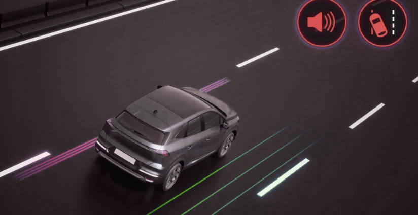 Assistência à Manutenção na Faixa (LKA)